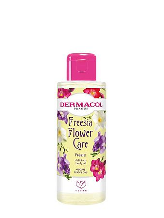 Dermacol Flower Care Freesia luxusný telový výživný olej 100 ml