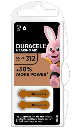 DURACELL HA 312 EASYTAB 1.4V batérie