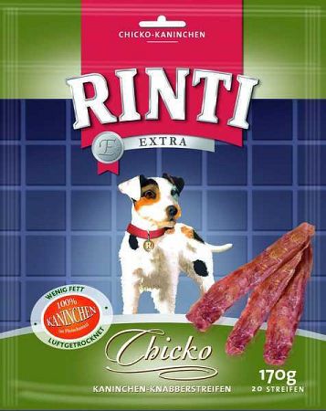 Finnern Rinti Extra Snacks Chicko - králik 170g