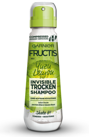 Garnier Fructis Yuzu Lemon Invisible Dry Shampoo 100 ml