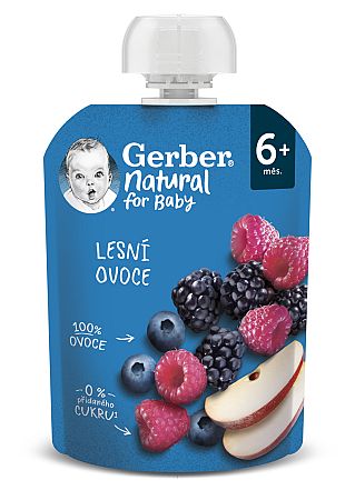 Gerber Natural Kapsička Lesné ovocie (od ukonč. 6. mesiaca)