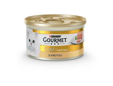 Gourmet Gold Cat paštika s krůtou 85 g