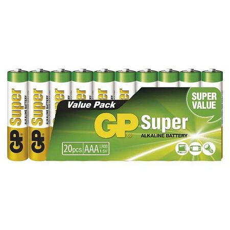 GP Super Alkaline AAA 20ks 1013100210