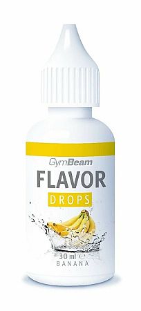 Gymbeam flavor drops 30 ml banan 30 ml