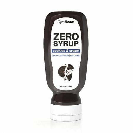 GymBeam ZERO sirup cookies a krém 320 ml