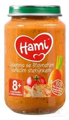 Hami Zelenina so šťavnatým kuracím stehienkom 200 g