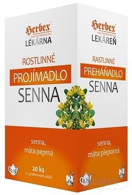 HERBEX Lekáreň rastlinné preháňadlo senna 20 x 2 g