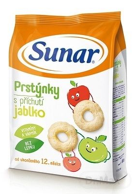 Hero Sunárek detský snack jablkové prstienky 50 g