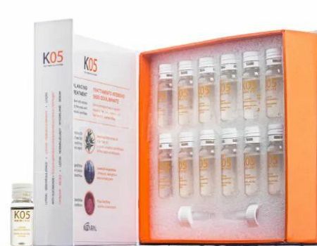 KaARAL K05 Sebum balancing lotion ampulky na mastné vlasy 12 x 10 ml