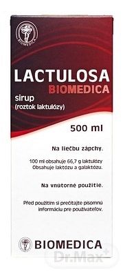 Lactulosa Biomedica sir.1 x 500 ml 50%