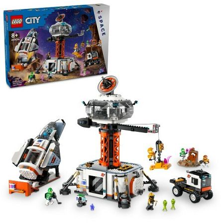 LEGO® City 60434 Vesmírna základňa a štartovacia rampa pre raketu