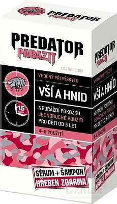 Leroy cosmetics Predator Parazit 2 x 100 ml + hrebeň darčeková sada