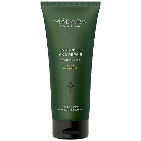 Mádara Nourish and Repair regeneračný kondicionér pre slabé a poškodené vlasy 200 ml