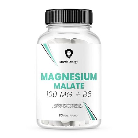 MOVit Magnesium malate 100 mg + B6, 90 tabliet