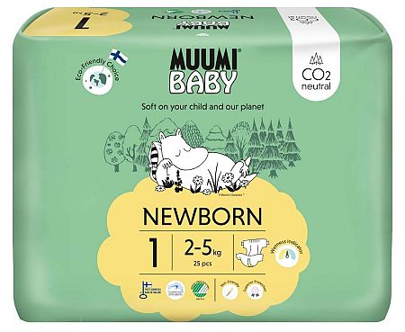 MUUMI BABY 1 Newborn 2-5 kg 25 ks