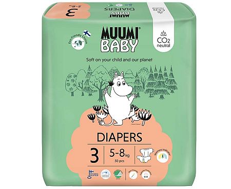 MUUMI Baby Midi 5-8 kg 50 ks