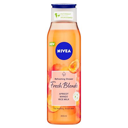 Nivea Fresh Blends Apricot & Mango & Rice Milk osviežujúci sprchový gél 300 ml