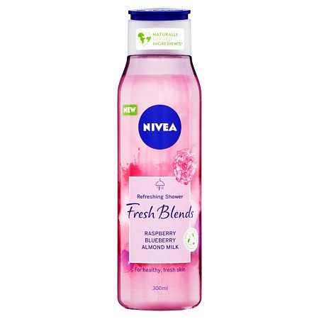 Nivea Fresh Blends Raspberry sprchový gél 300 ml