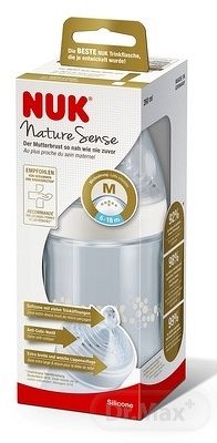 Nuk Nature Sense silikón růžová 260 ml