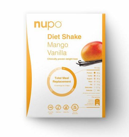 NUPO Diétny nápoj Mango & Vanilka diétny nápoj 12×32 g