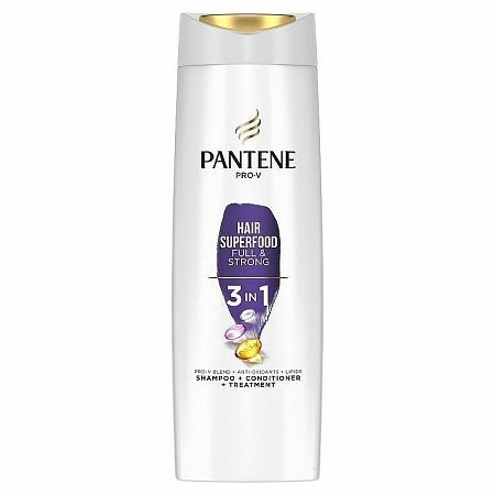 Pantene Pro-V Hair Superfood šampón na vlasy 3v1 360 ml