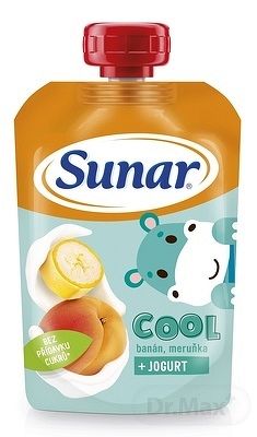 SUNAR Cool banán marhuľa jogurt 110 g