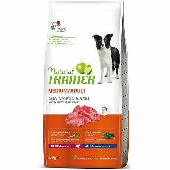 Trainer Natural Medium Adult hovězí a rýže 12 kg