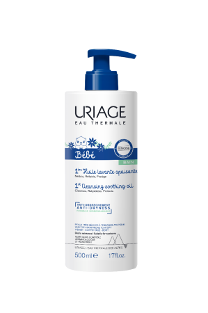 Uriage Bébé 1st Cleansing Soothing Oil čistiaci penivý olej pre deti 500 ml