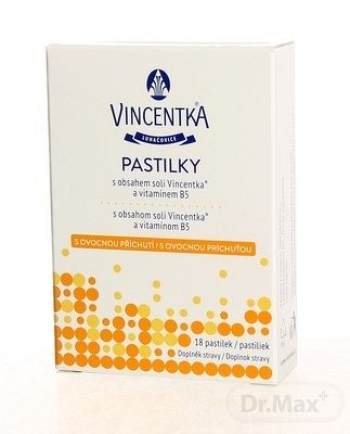 Vincentka Bbylinné pastilky 18 ks