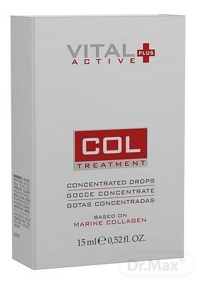 Vital Plus Active Col koncentrované kvapky s morským kolagénom 15 ml