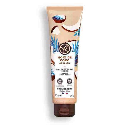 Yves Rocher Bain de Nature krémový peeling na telo Coconut 150 ml