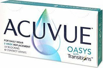 Acuvue Oasys with Transitions (6 šošoviek) dioptrie: -3.00, zakrivenie: 8.40