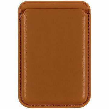 AlzaGuard PU Leather Card Wallet Compatible with Magsafe hnědá