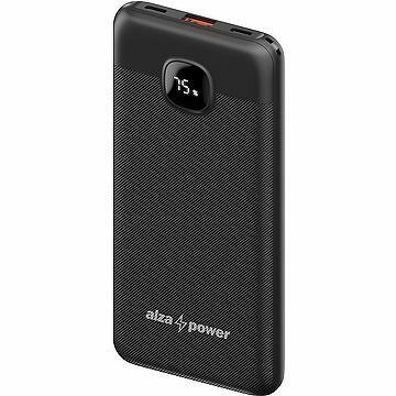 AlzaPower Garnet 10 000 mAh Power Delivery (22,5 W) čierna