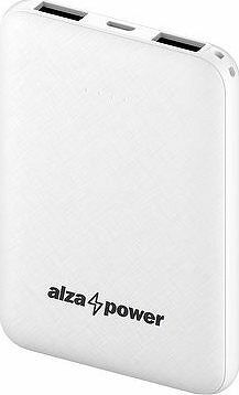 AlzaPower Onyx 5 000 mAh biela