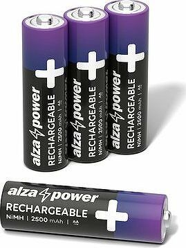 AlzaPower Rechargeable HR6 (AA) 2500 mAh 4 ks v eko-boxe