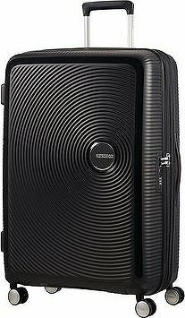 American Tourister Soundbox Spinner 77 EXP Bass Black