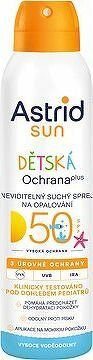 ASTRID SUN Detský neviditeľný suchý sprej na opaľovanie SPF 50 150 ml