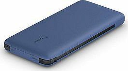 Belkin Boost Charge Plus 10000 mAh USB-C with Integrated Cables, Blue