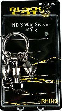 Black Cat HD 3 Way Swivel 80 mm 100 kg