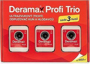 Deramax-Profi-Trio - Súprava 3 ks plašičov Deramax-Profi a príslušenstvo