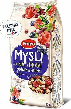 Emco Músli čučoriedky/maliny 750 g