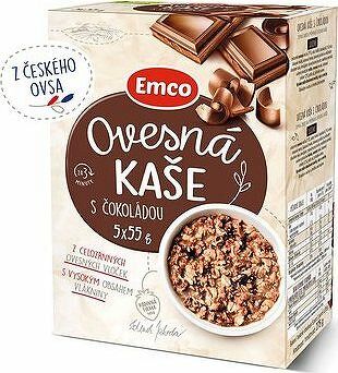 Emco Ovsená kaša s čokoládou 5 × 55 g