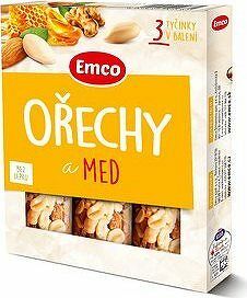 Emco Tyčinka s orechmi a medom 3 × 35 g