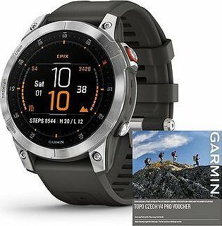 Garmin Epix Glass Silver/Gray Band