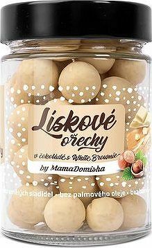 GRIZLY Lieskové orechy v čokoláde s White Brownie by @mamadomisha 180 g