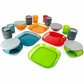 GSI Outdoors Infinity 4 Person Deluxe Tableset, Multicolor