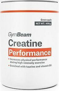 GymBeam Creatine Performance 400 g, green apple