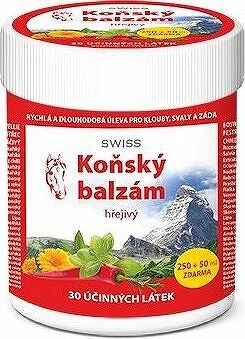 Konský balzam SWISS hrejivý 250 + 50 ml