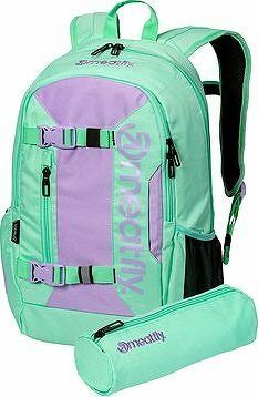 Meatfly Basejumper batoh, Lavender/Green Mint, 22 L + peračník zadarmo